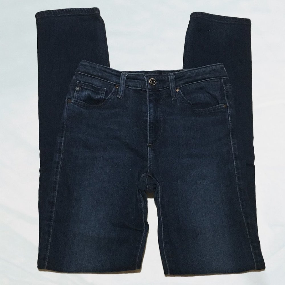 Ag Adriano Goldschmied Dark Wash Slim Straight Jeans Size 26R